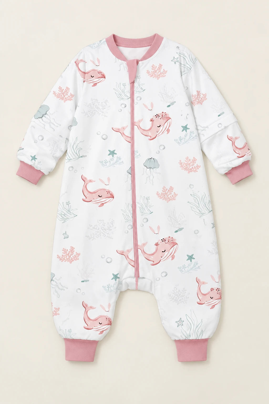 Gigoteuse Avec Jambes - Baleine Rose Tog 0.5