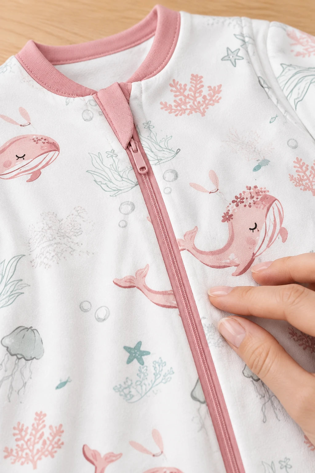 Gigoteuse Avec Jambes - Baleine Rose Tog 0.5