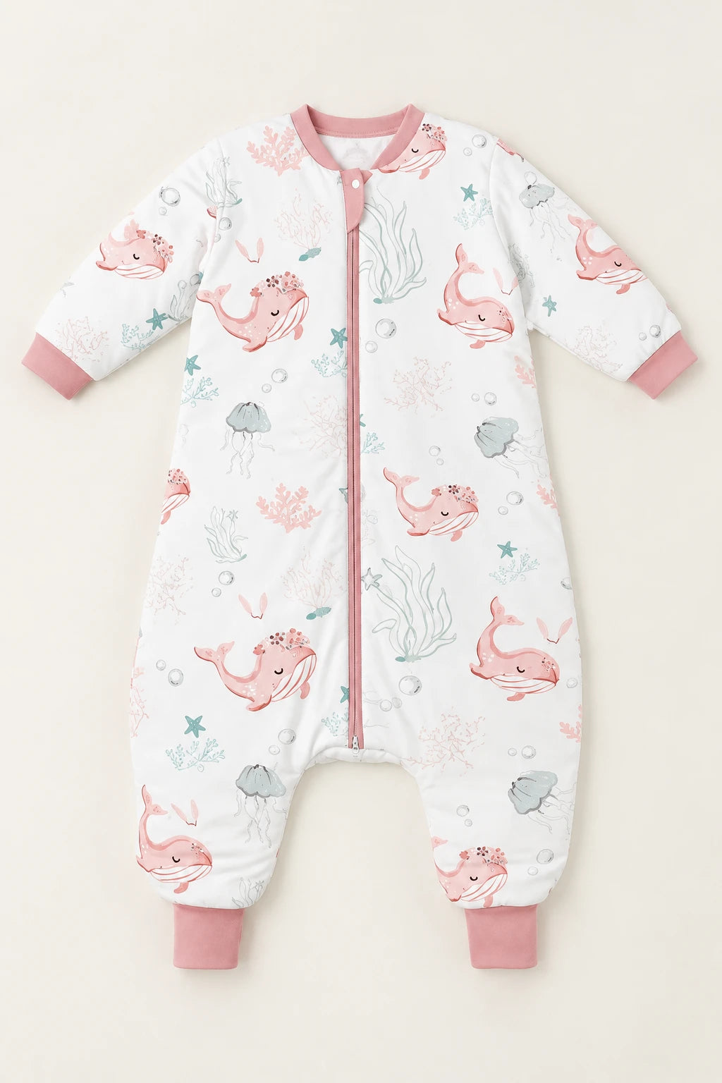 Gigoteuse Avec Jambes - Baleine Rose Tog 2