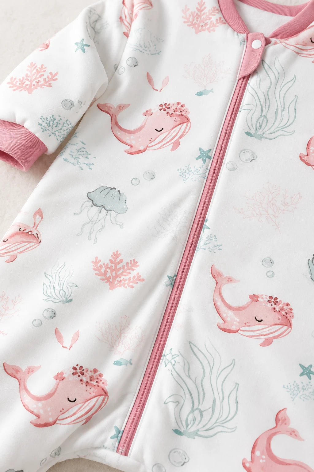 Gigoteuse Avec Jambes - Baleine Rose Tog 3