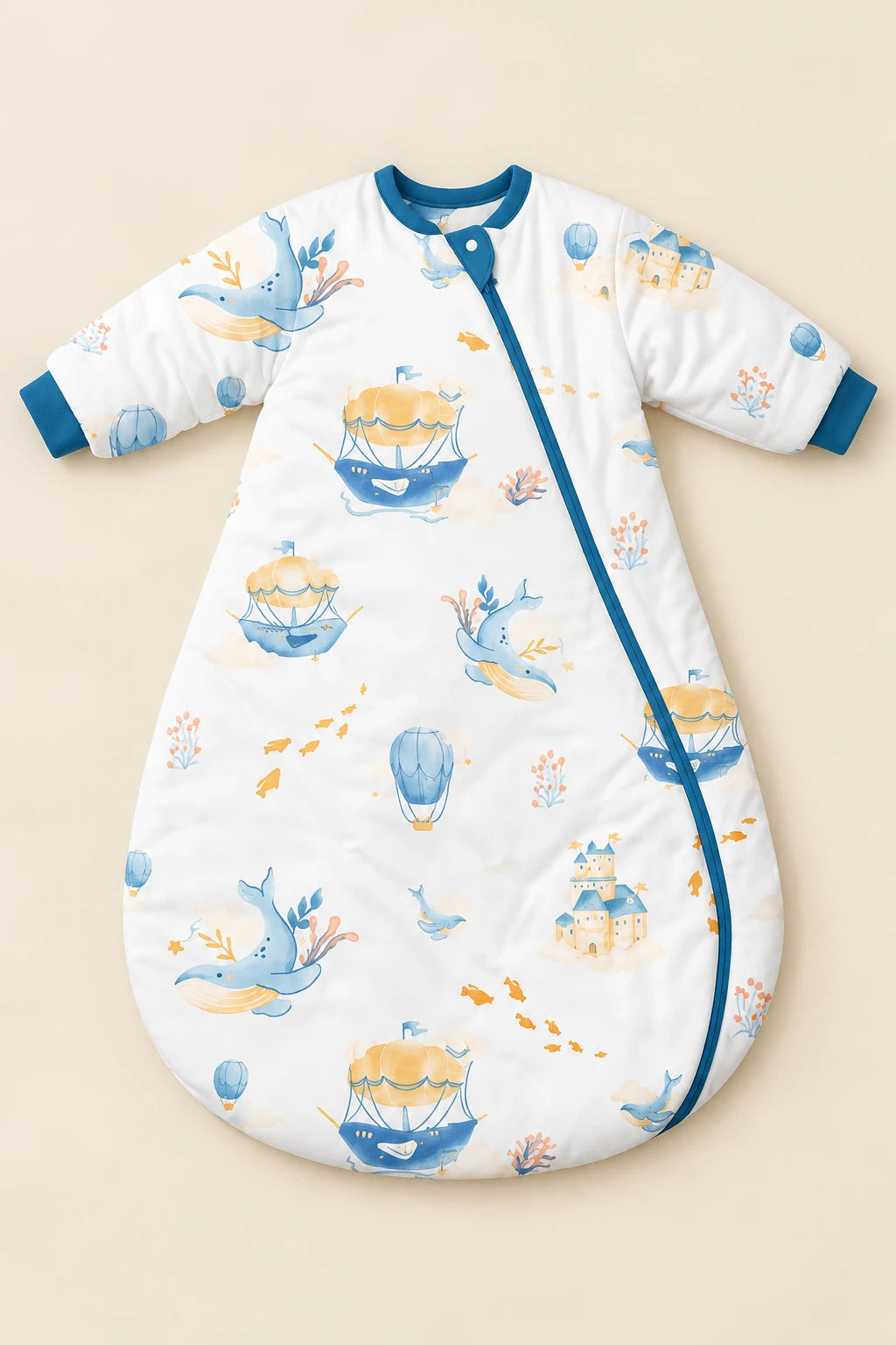 Gigoteuse Avec Manche - Baleine Bleue Tog 1