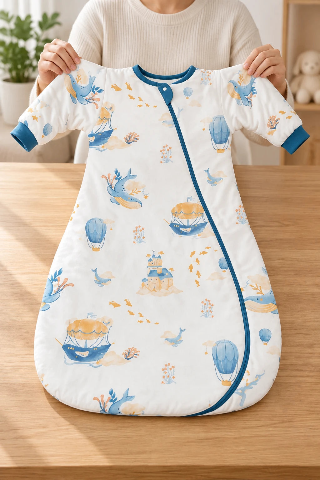 Gigoteuse Avec Manche - Baleine Bleue Tog 2