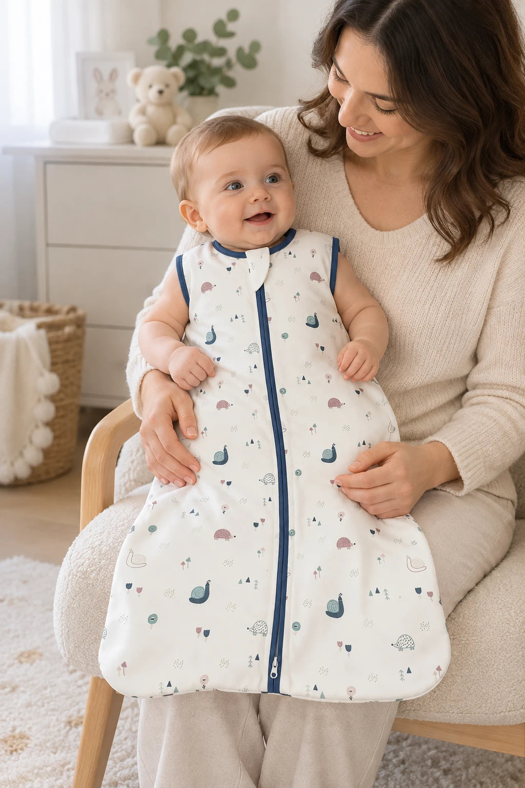 Gigoteuse Bébé Sans Manches En Coton