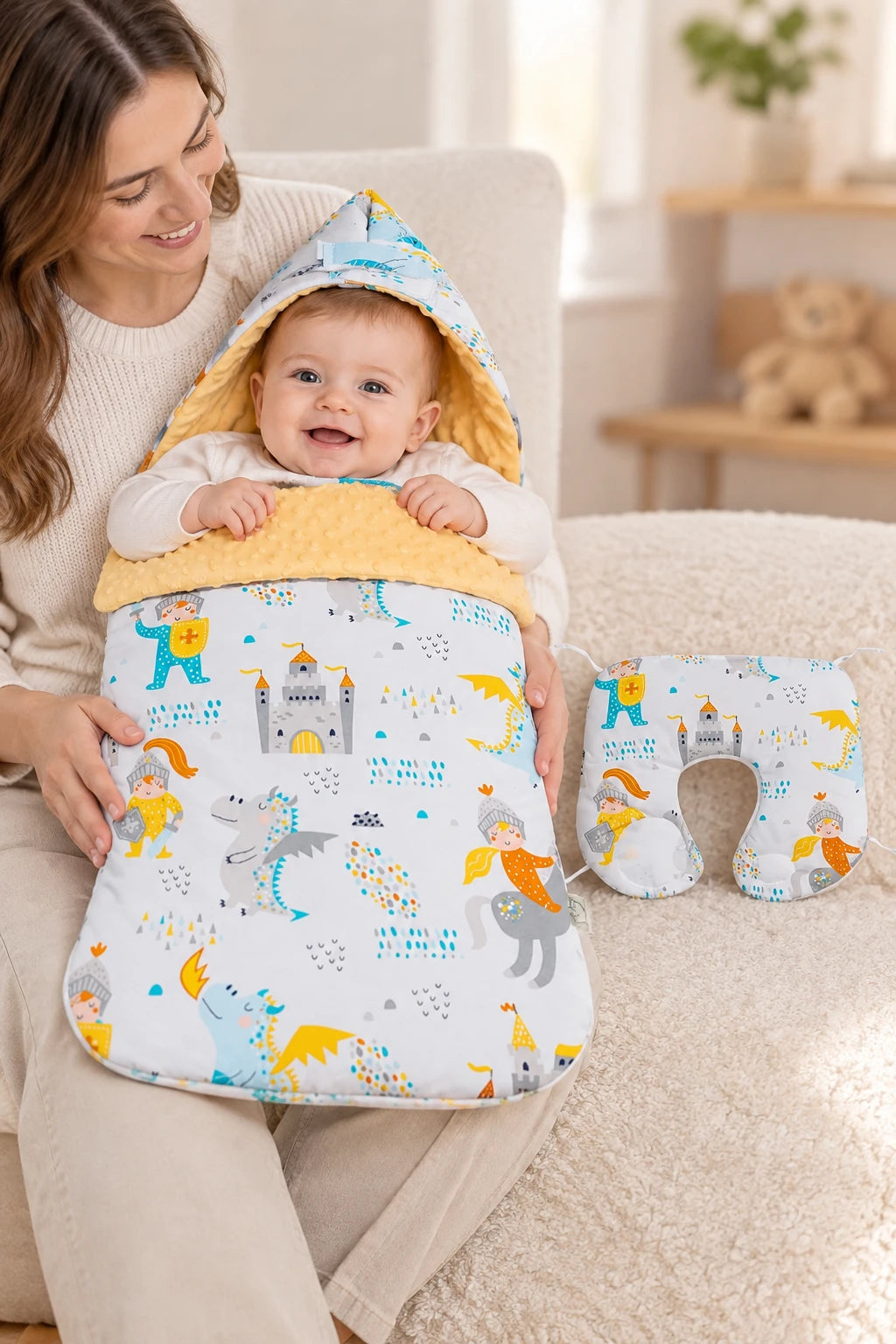 Gigoteuse Coton En Flanelle Gaufrée Pour Poussette