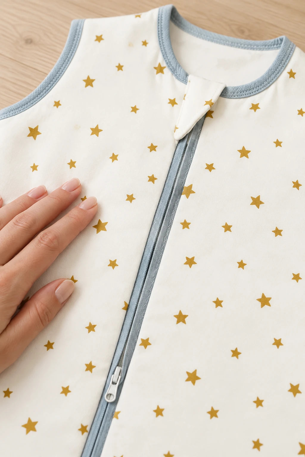 gigoteuse en coton sans manches motif étoiles