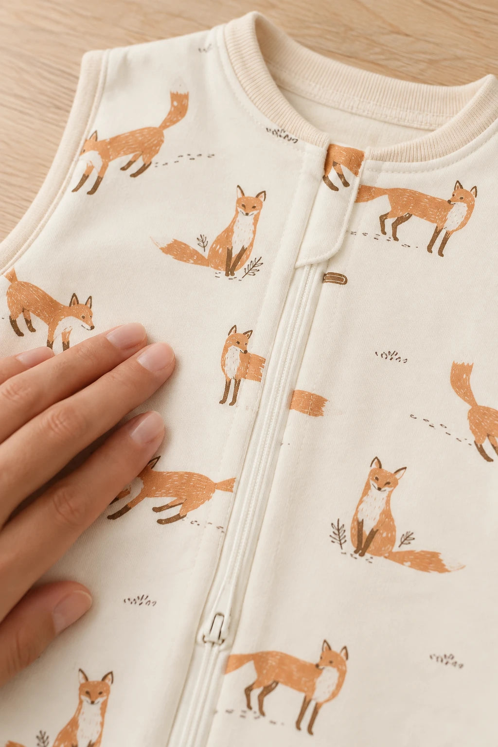 Gigoteuse En Coton Sans Manches