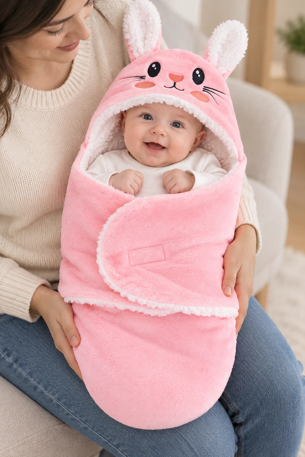 Gigoteuse Enveloppante - Lapin Rose