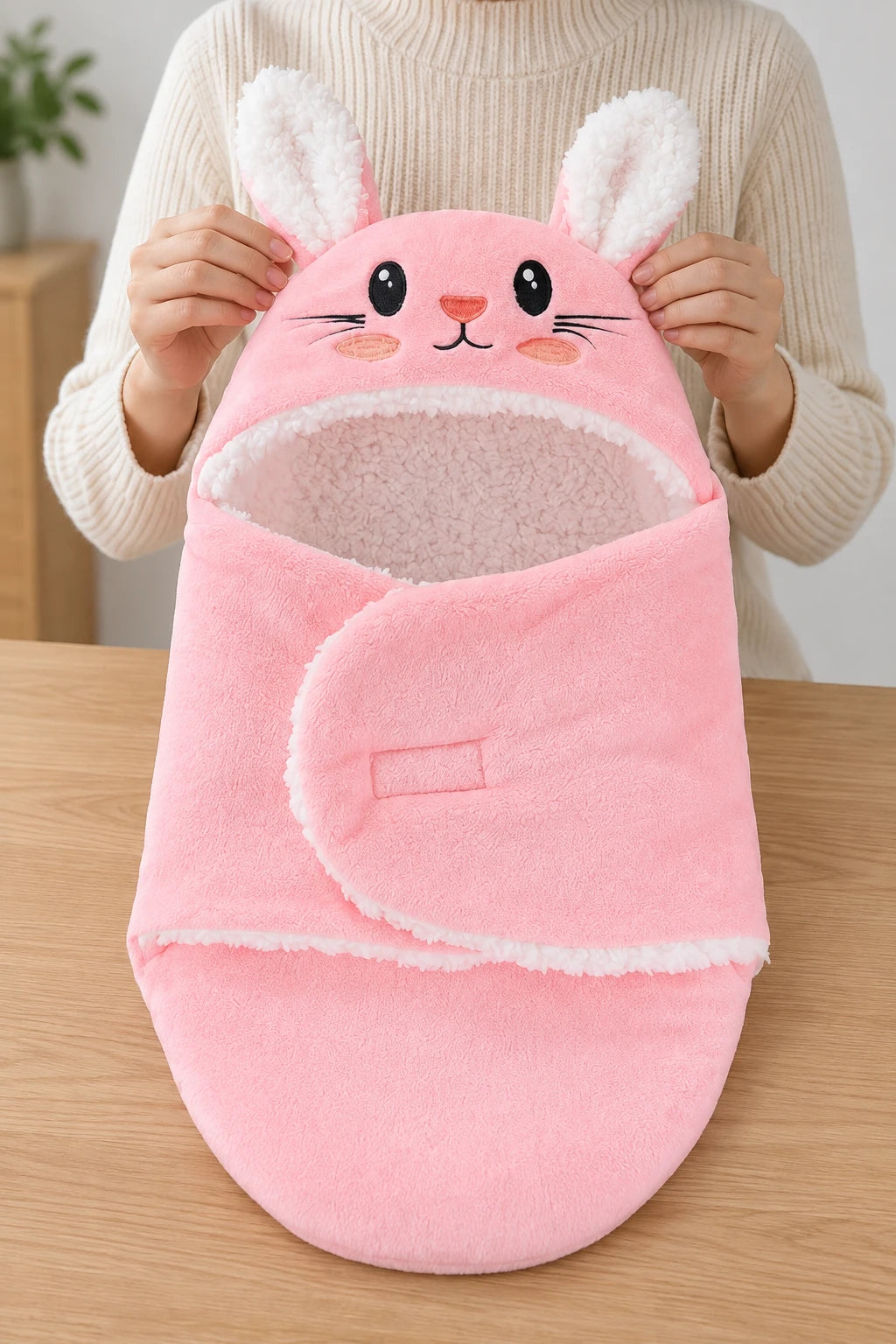 Gigoteuse Enveloppante - Lapin Rose