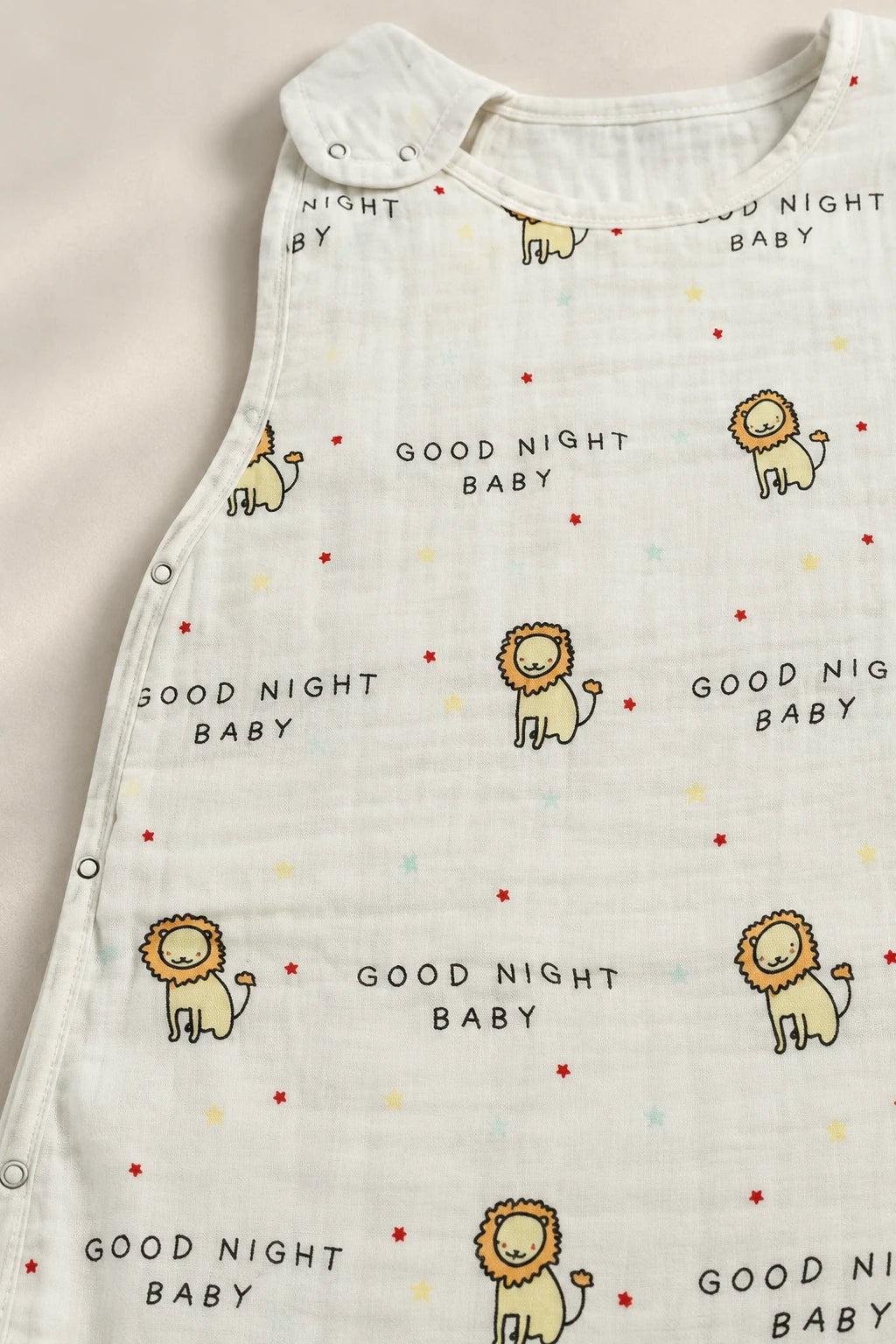 Gigoteuse Fibre De Bambou Mousseline Et Coton Sans Manches