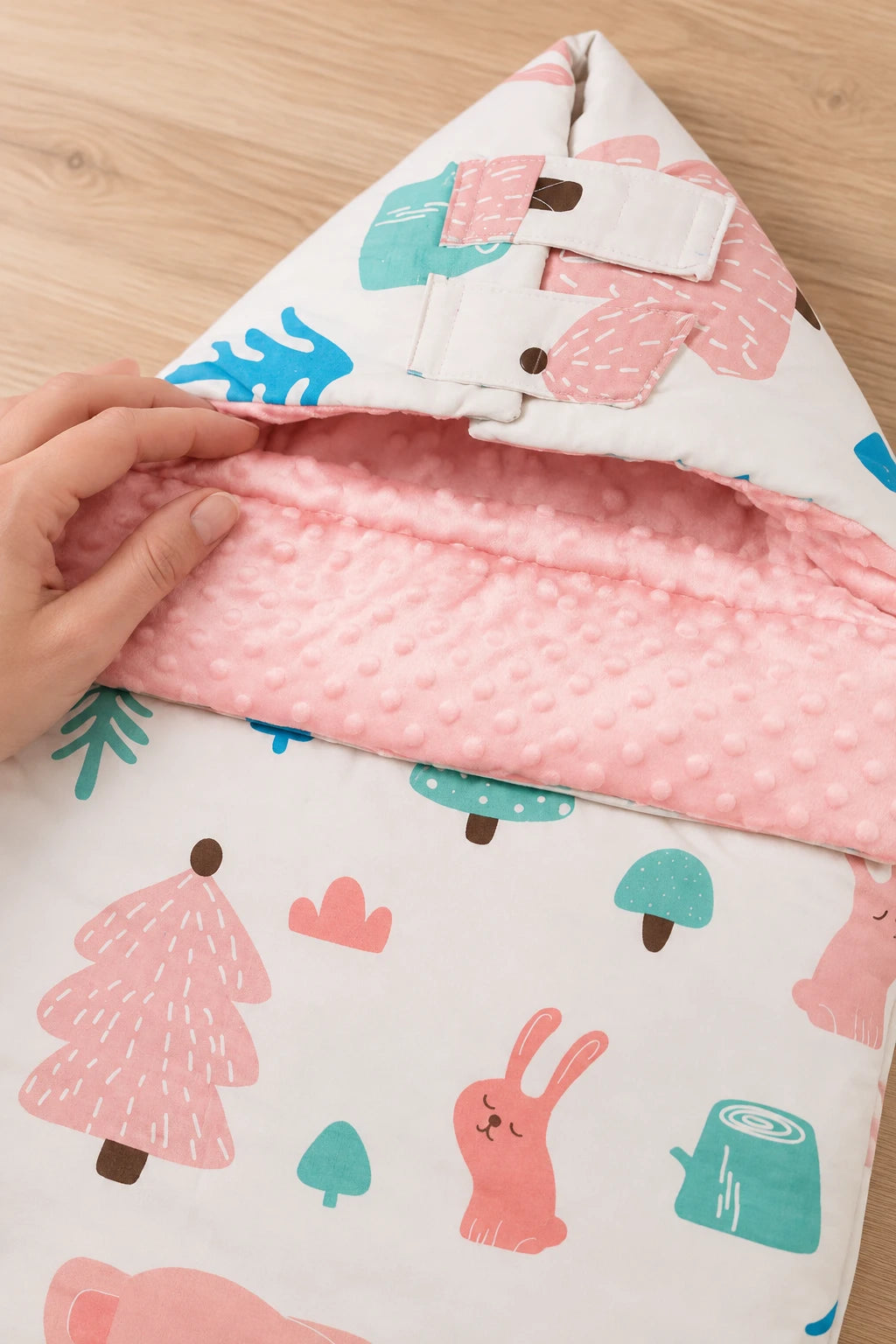 Gigoteuse Flanelle Chancelière Pour Poussette Nid D'Ange