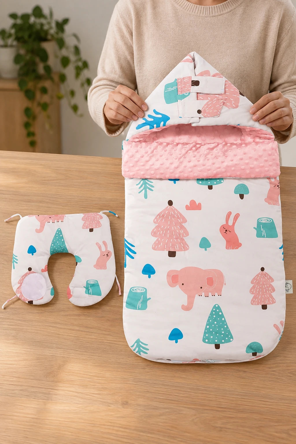 Gigoteuse Flanelle Chancelière Pour Poussette Nid D'Ange