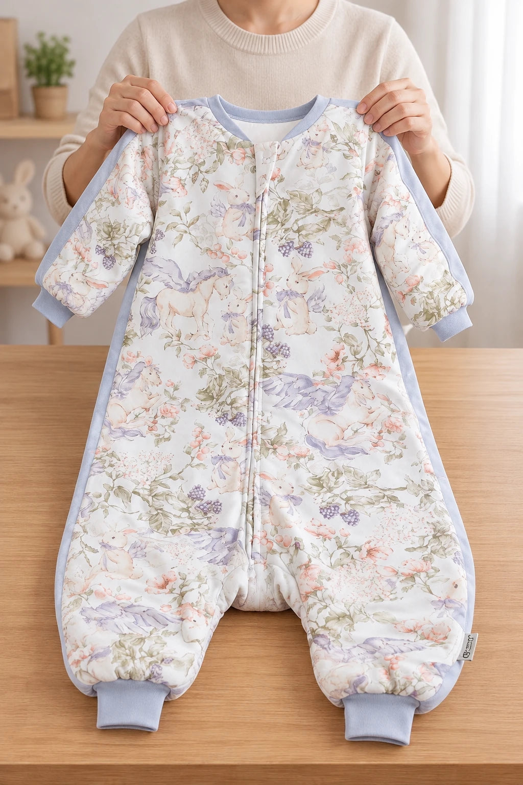 Gigoteuse Fleurie - Lapin Bleu Tog 1