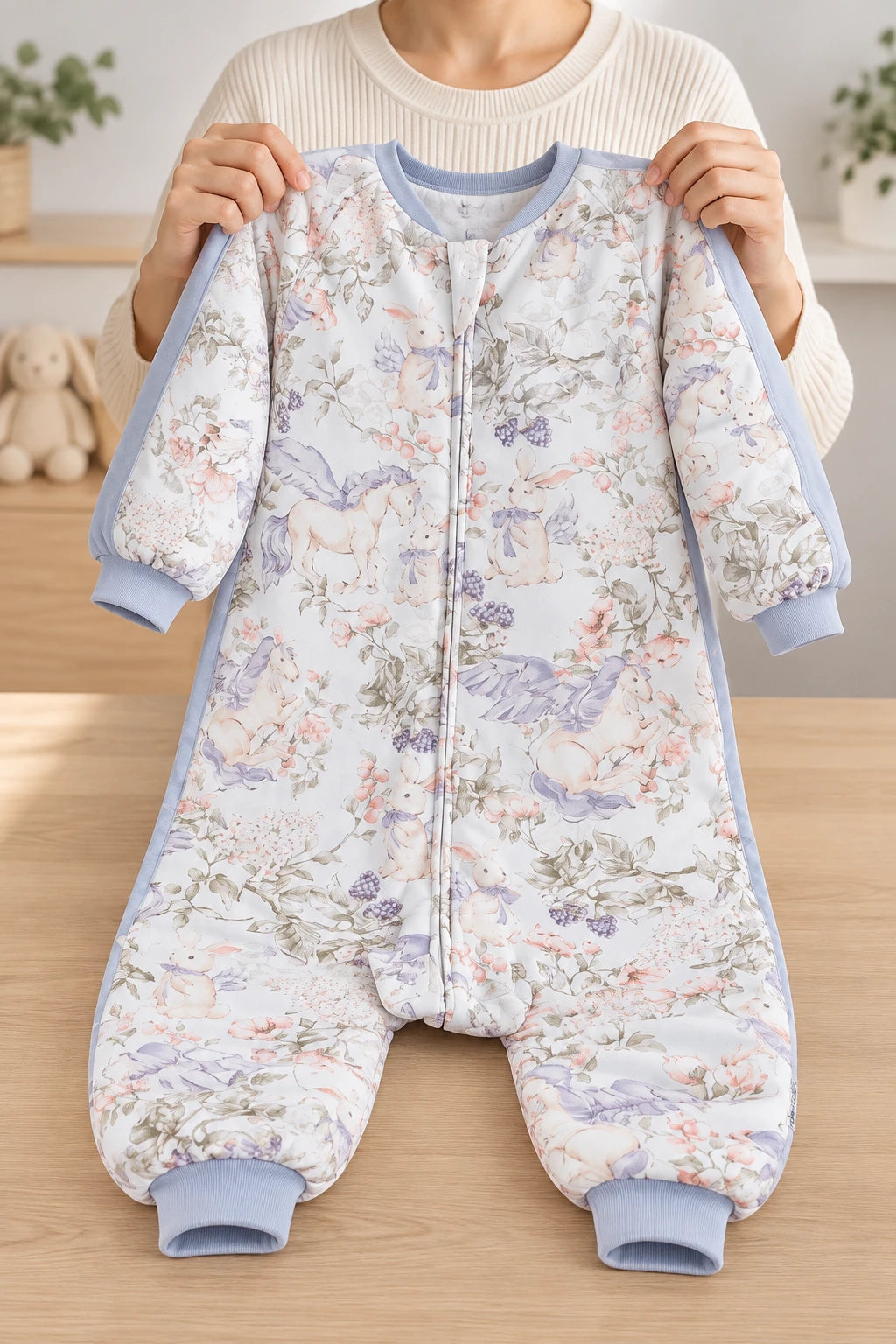 Gigoteuse Fleurie - Lapin Bleu Tog 2