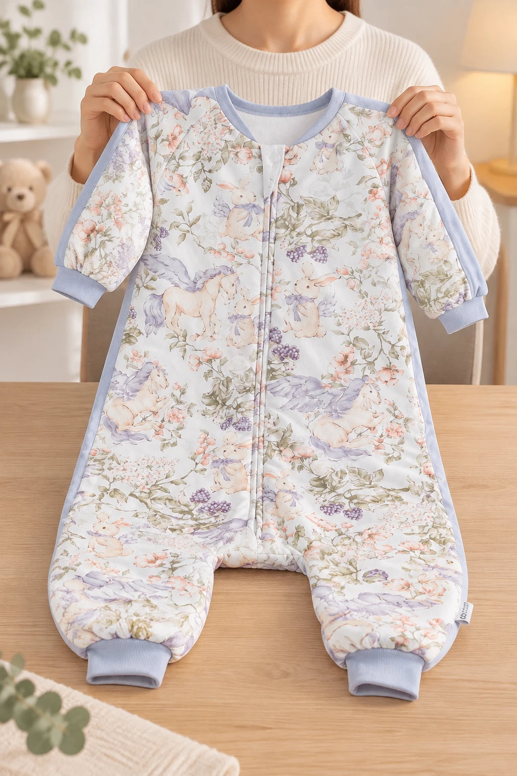 Gigoteuse Fleurie - Lapin Bleu Tog 3