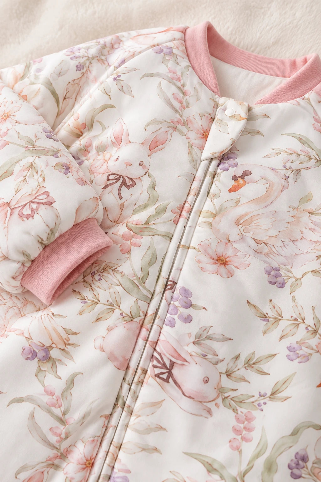 Gigoteuse Fleurie - Lapin Rose Tog 1