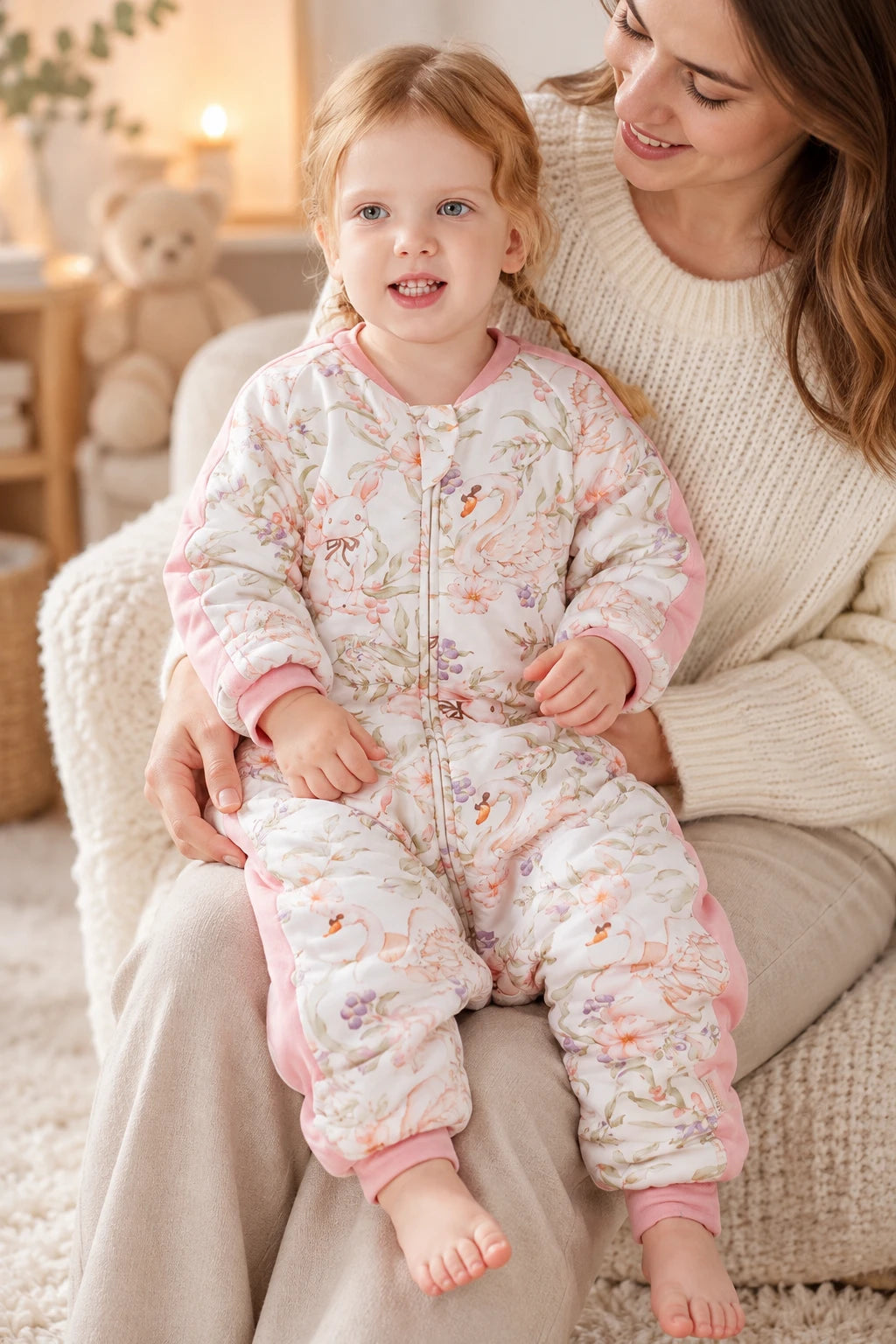 Gigoteuse Fleurie - Lapin Rose Tog 2