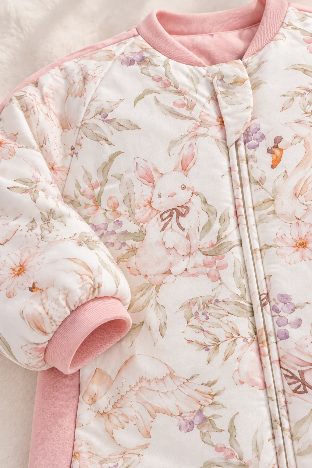 Gigoteuse Fleurie - Lapin Rose Tog 2