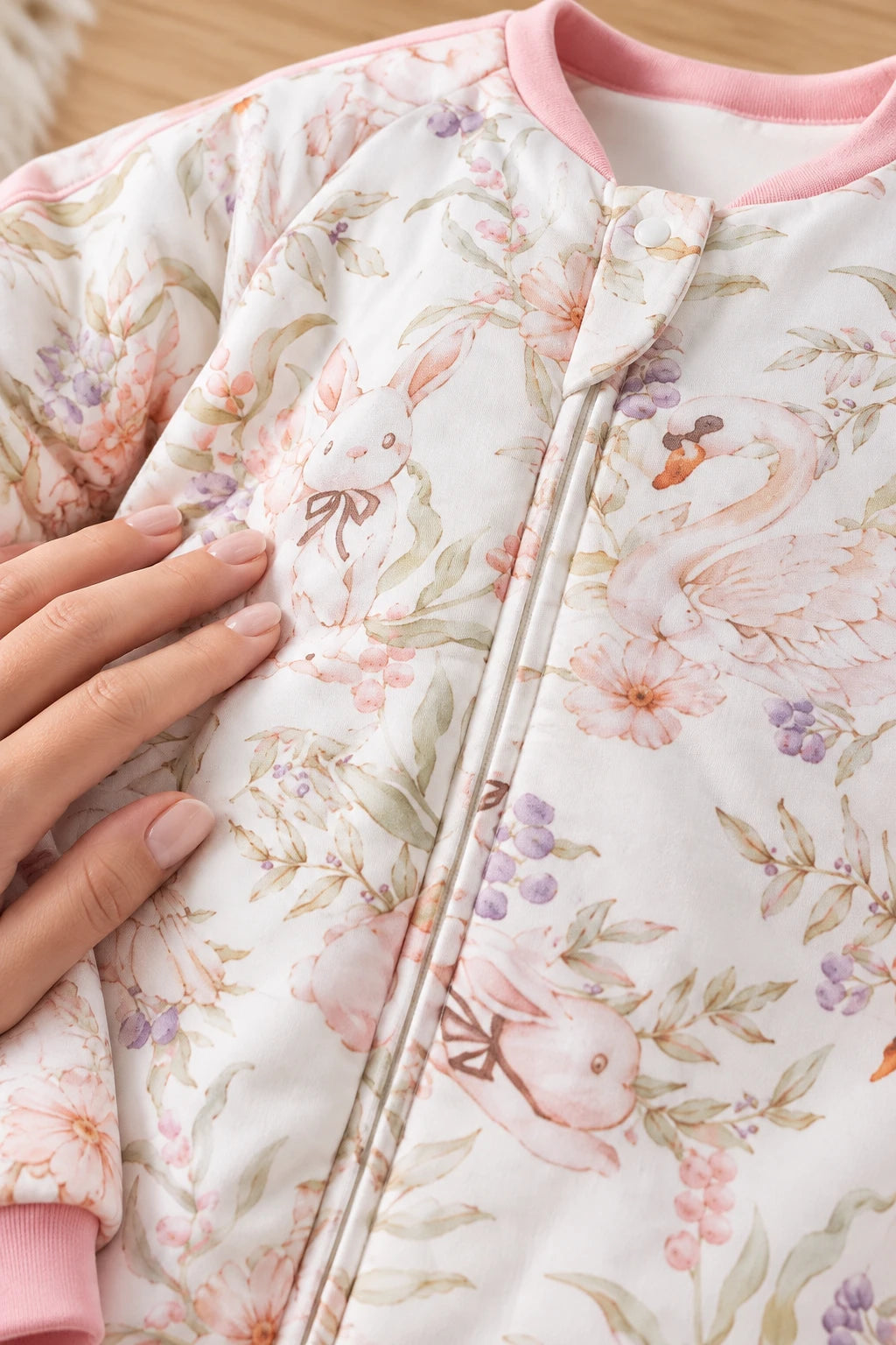 Gigoteuse Fleurie - Lapin Rose Tog 2