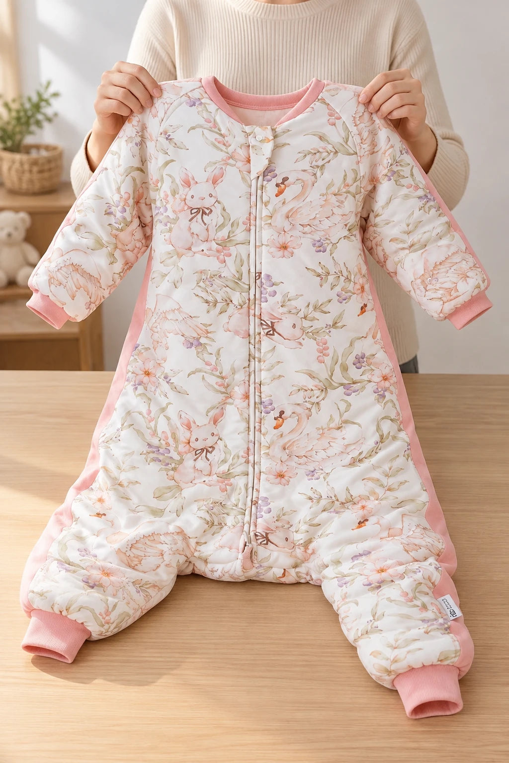 Gigoteuse Fleurie - Lapin Rose Tog 2
