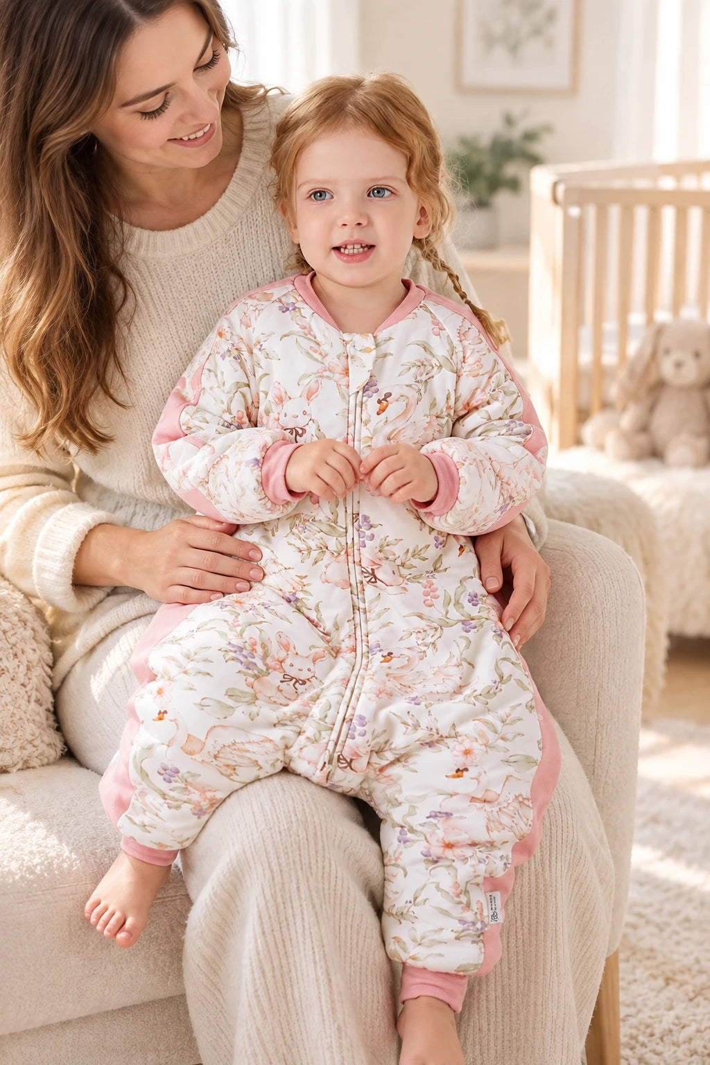 Gigoteuse Fleurie - Lapin Rose Tog 2