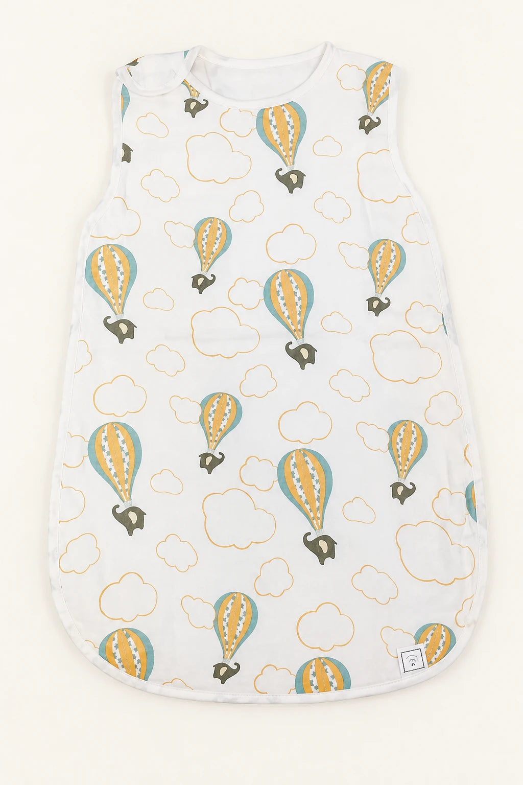 Gigoteuse Legere Ete Motif Montgolfiere En Mousseline