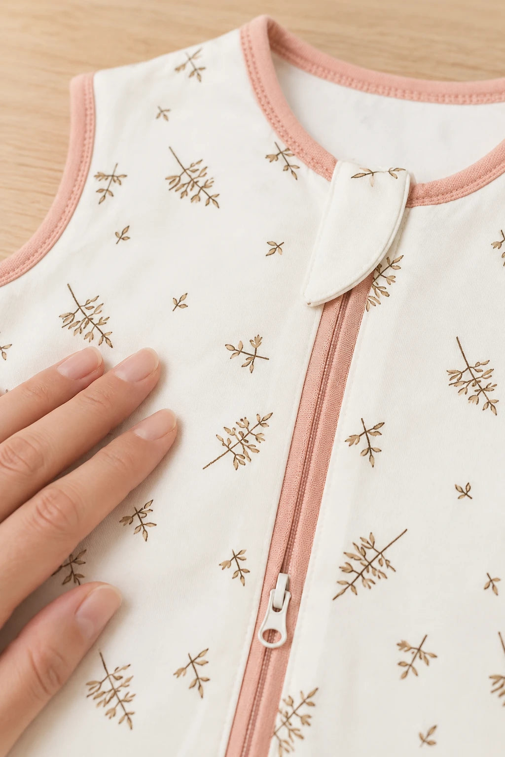 Gigoteuse Légère Zippée Sans Manches En Coton Pour Bébé