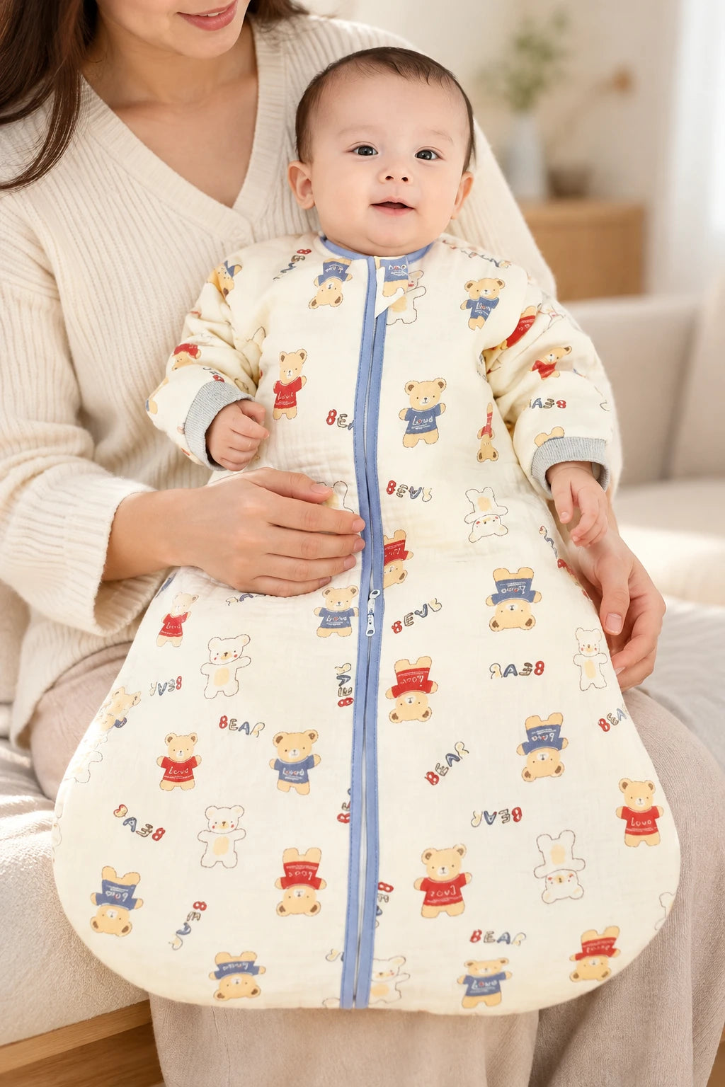 Gigoteuse Manche Amovible - Ourson