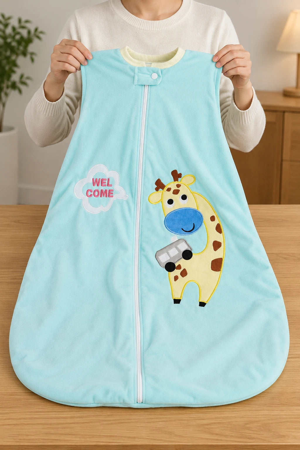 Gigoteuse Pour Grand - Girafe Vert