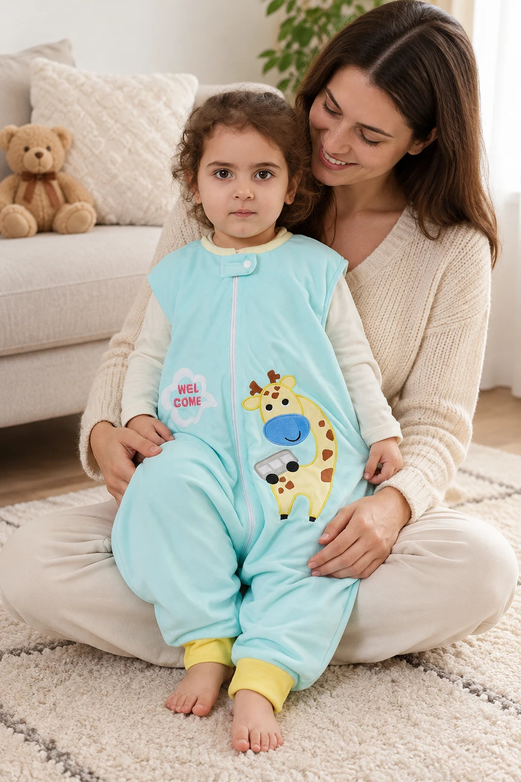 Gigoteuse Pour Grand - Girafe Vert