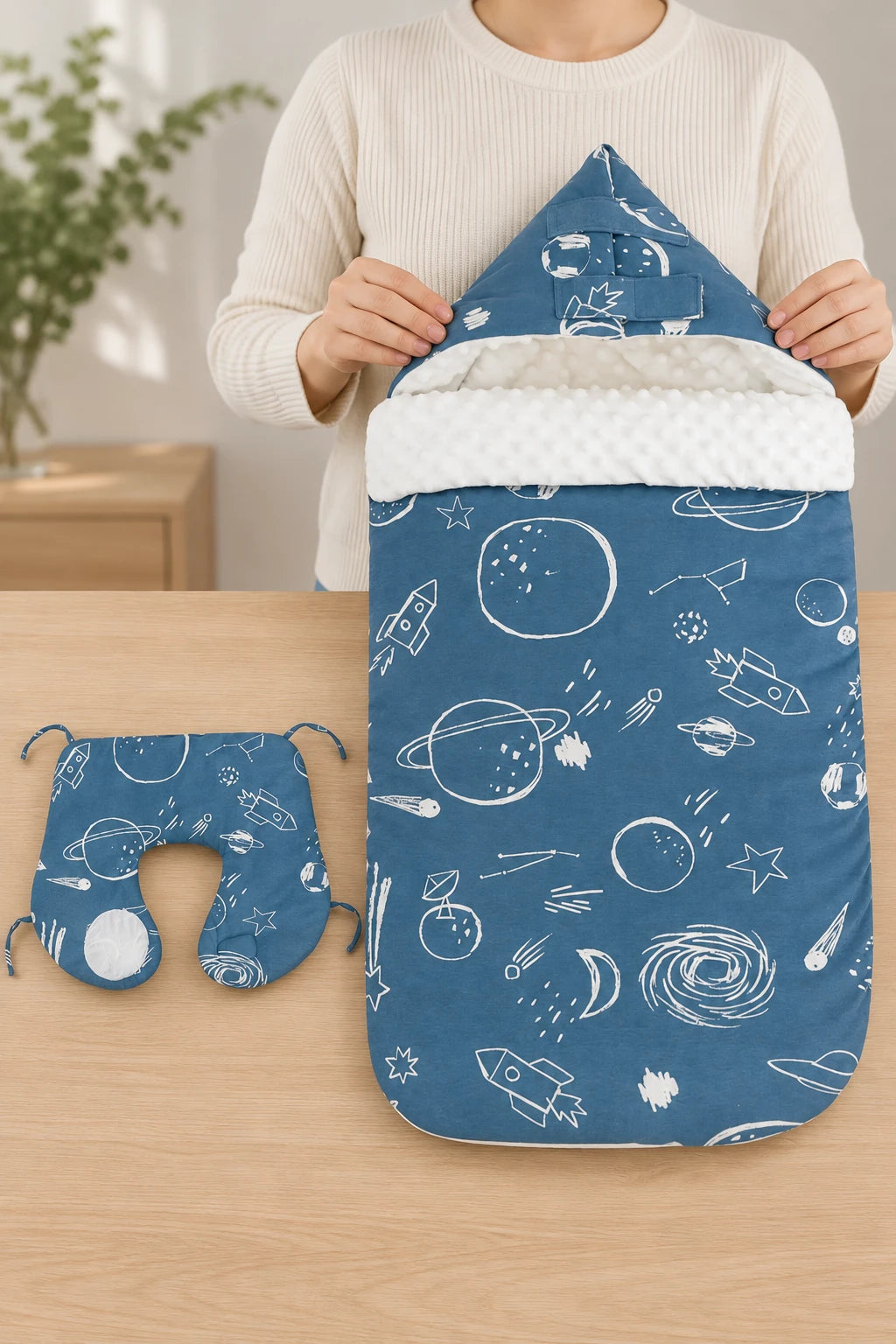 Gigoteuse Pour Poussette Doublé Flanelle