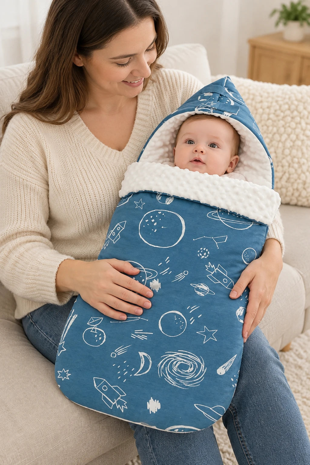 Gigoteuse Pour Poussette Doublé Flanelle