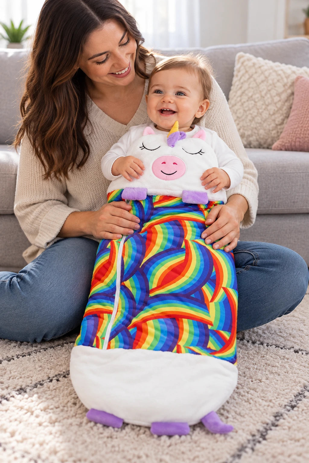Gigoteuse Sac De Couchage - Blanc Unicorne
