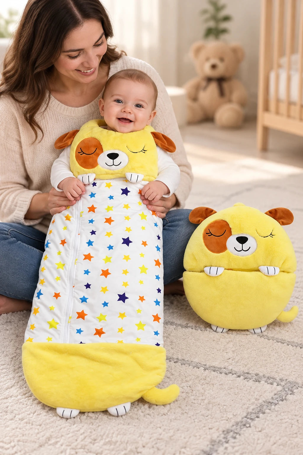 Gigoteuse Sac De Couchage - Chiot Jaune