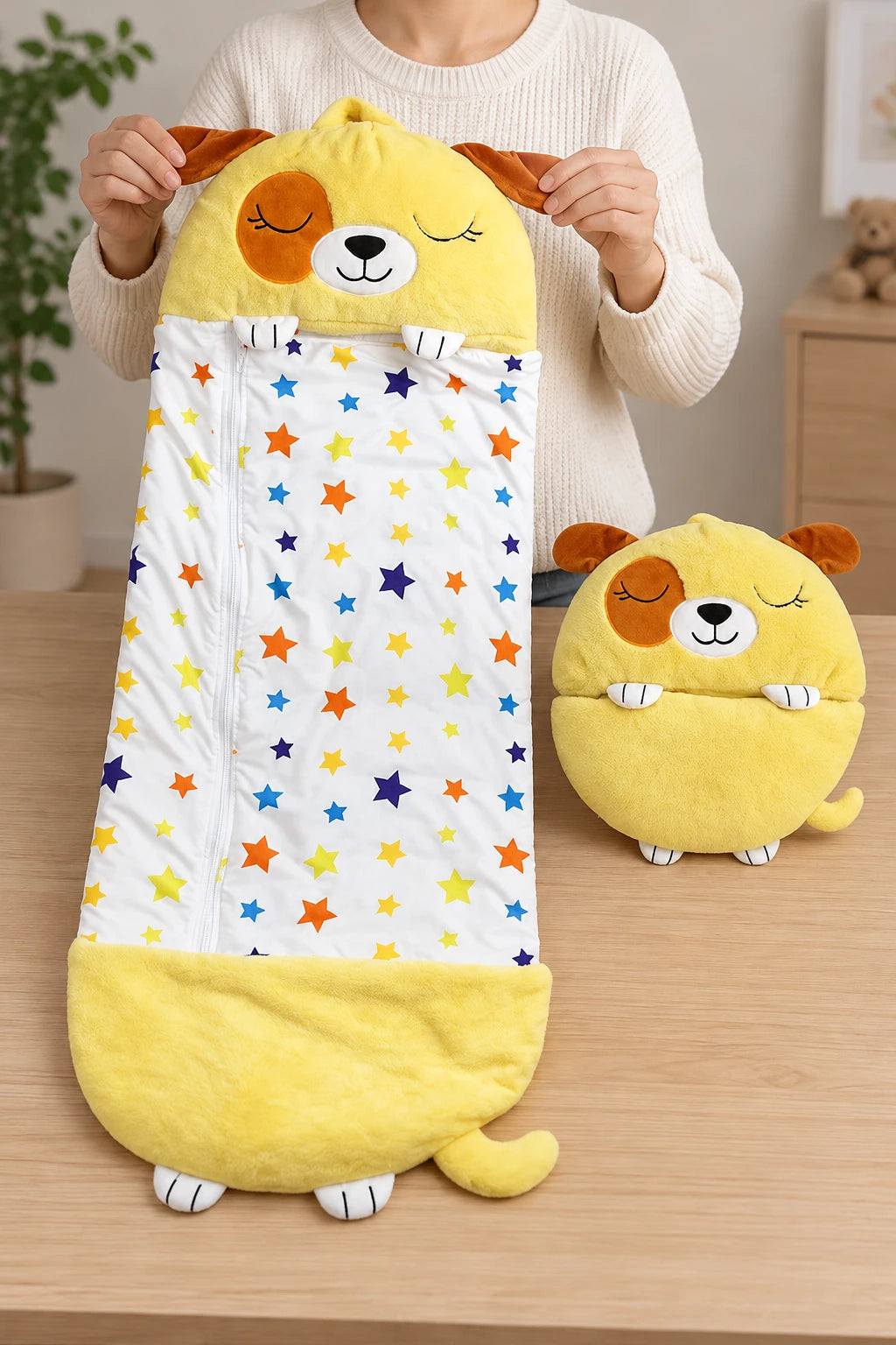 Gigoteuse Sac De Couchage - Chiot Jaune