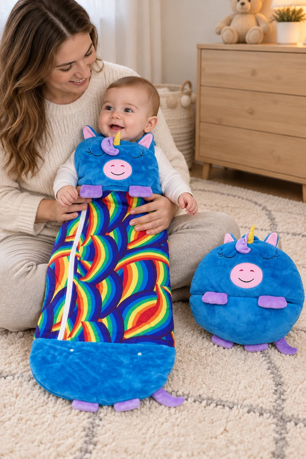 Gigoteuse Sac De Couchage - Licorne Bleue