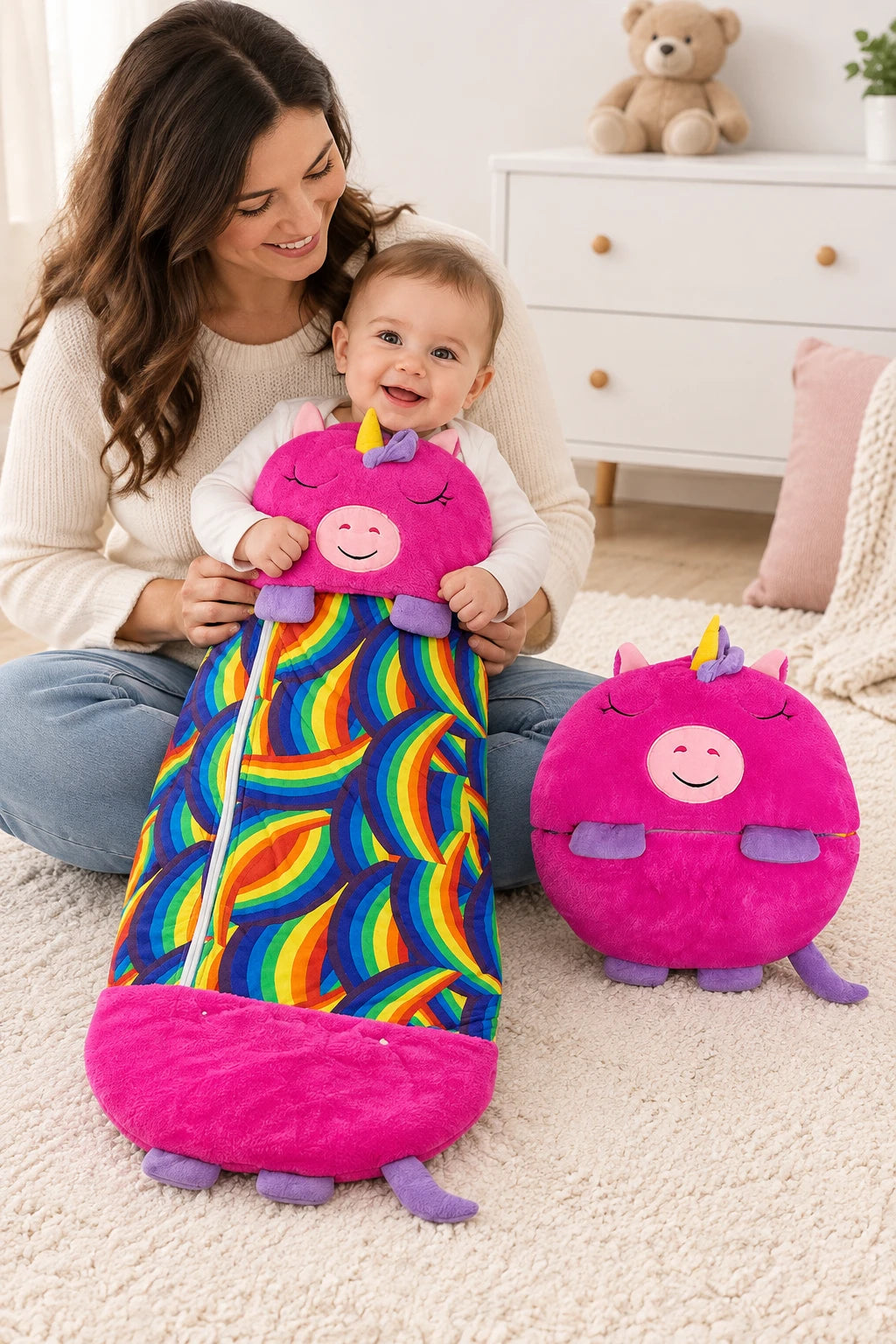Gigoteuse Sac De Couchage - Licorne Rose