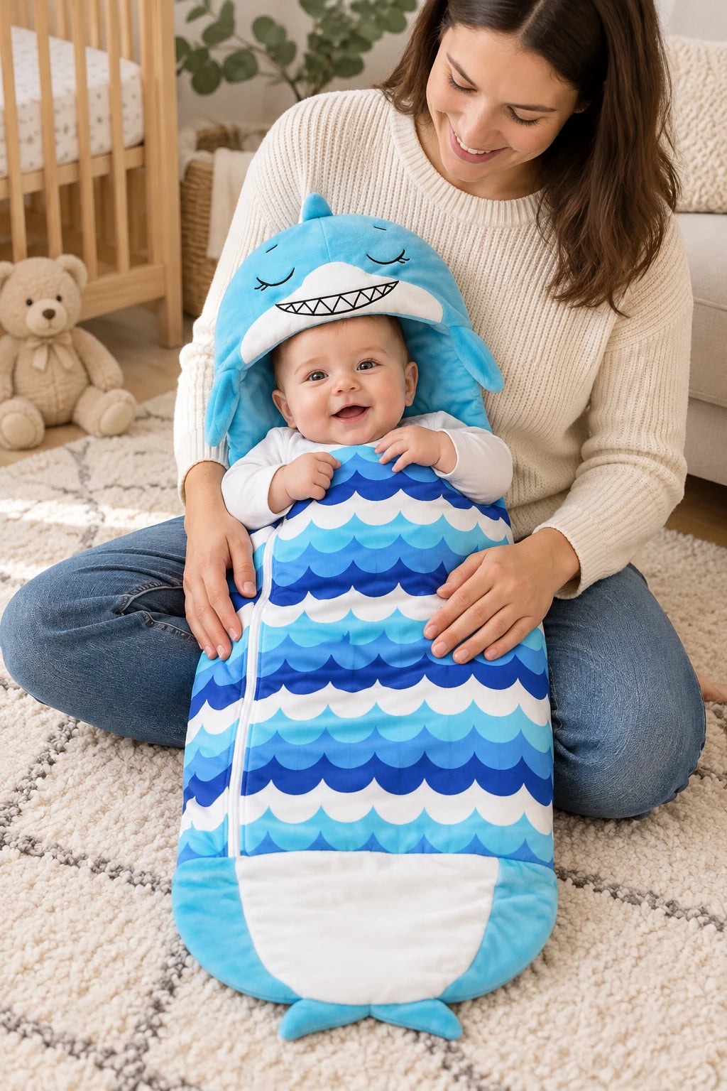 Gigoteuse Sac De Couchage - Requin Bleu