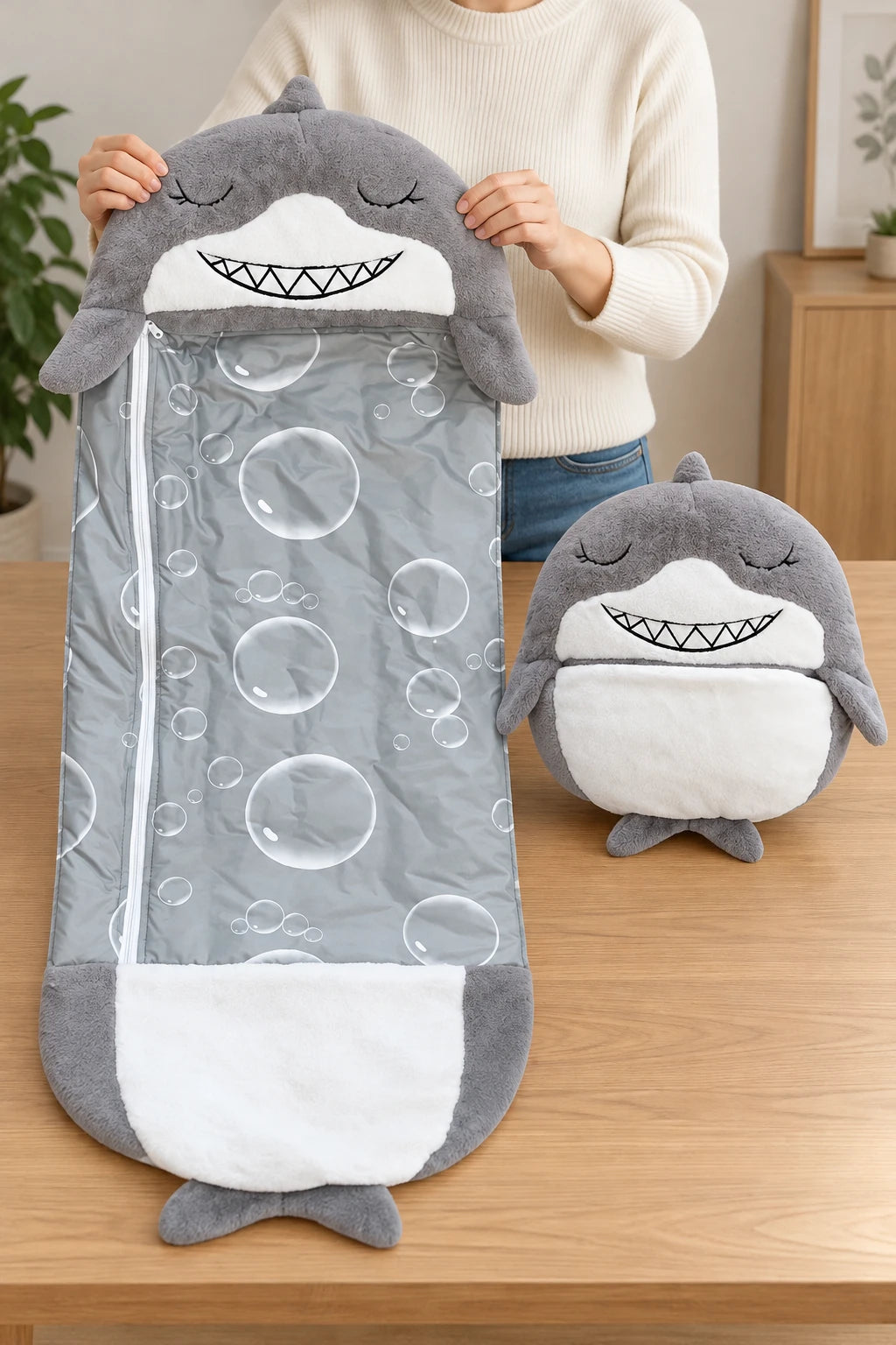 Gigoteuse Sac De Couchage - Requin Gris