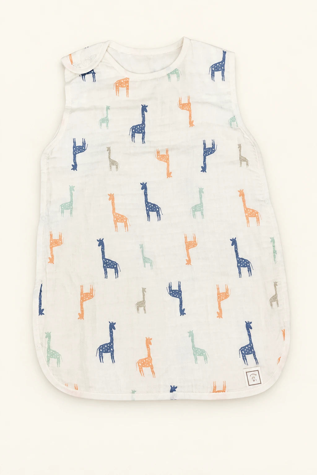 Gigoteuse Sans Manches En Mousseline De Bambou Et De Coton