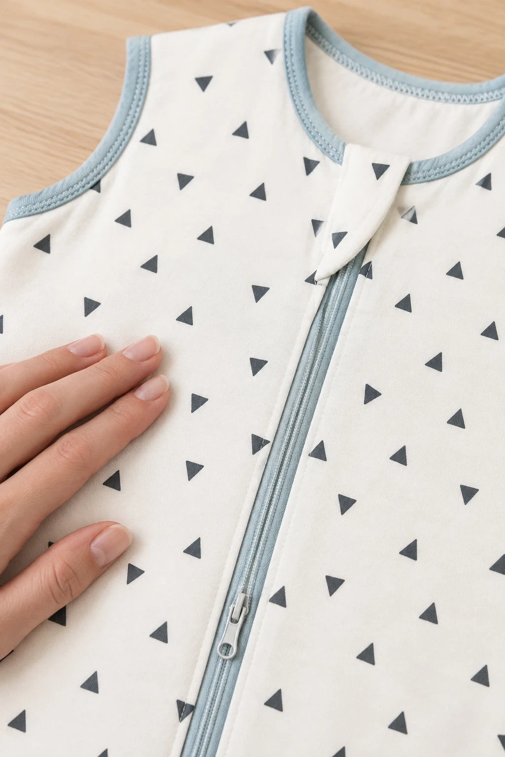 Gigoteuse Zippée En Coton Pour Bébé, Sans Manches