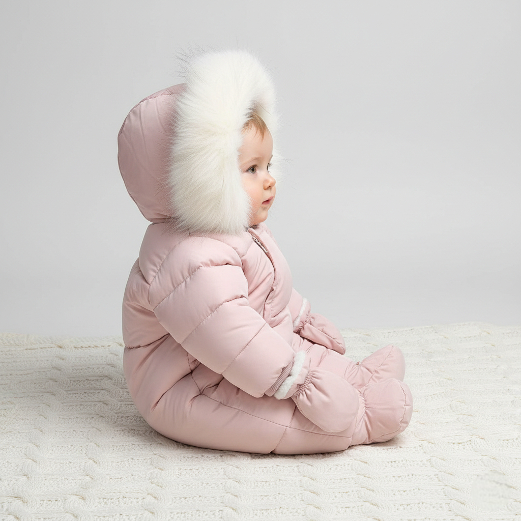 Combinaison Neige Bebe - Rose