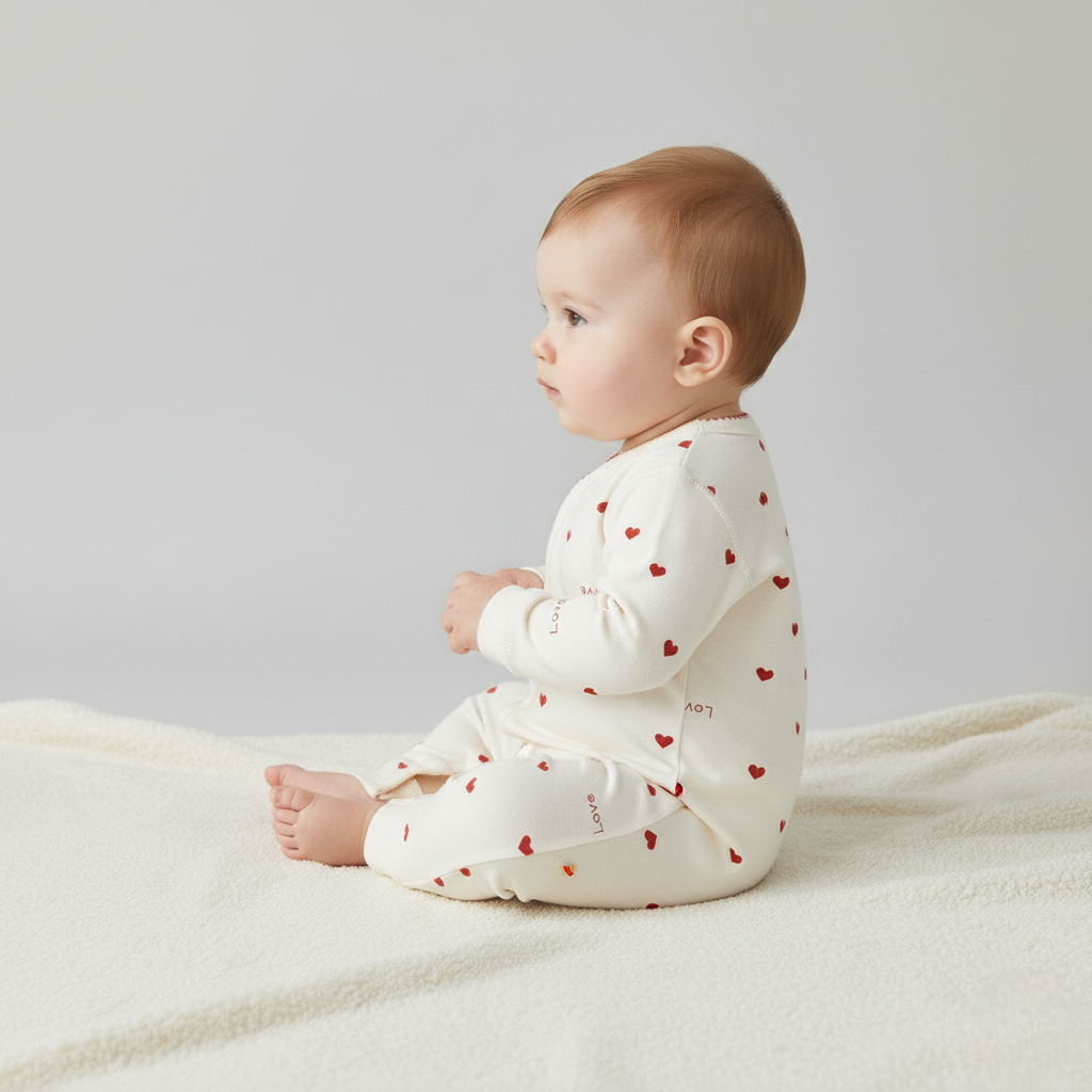 Combinaison Bebe Coeur